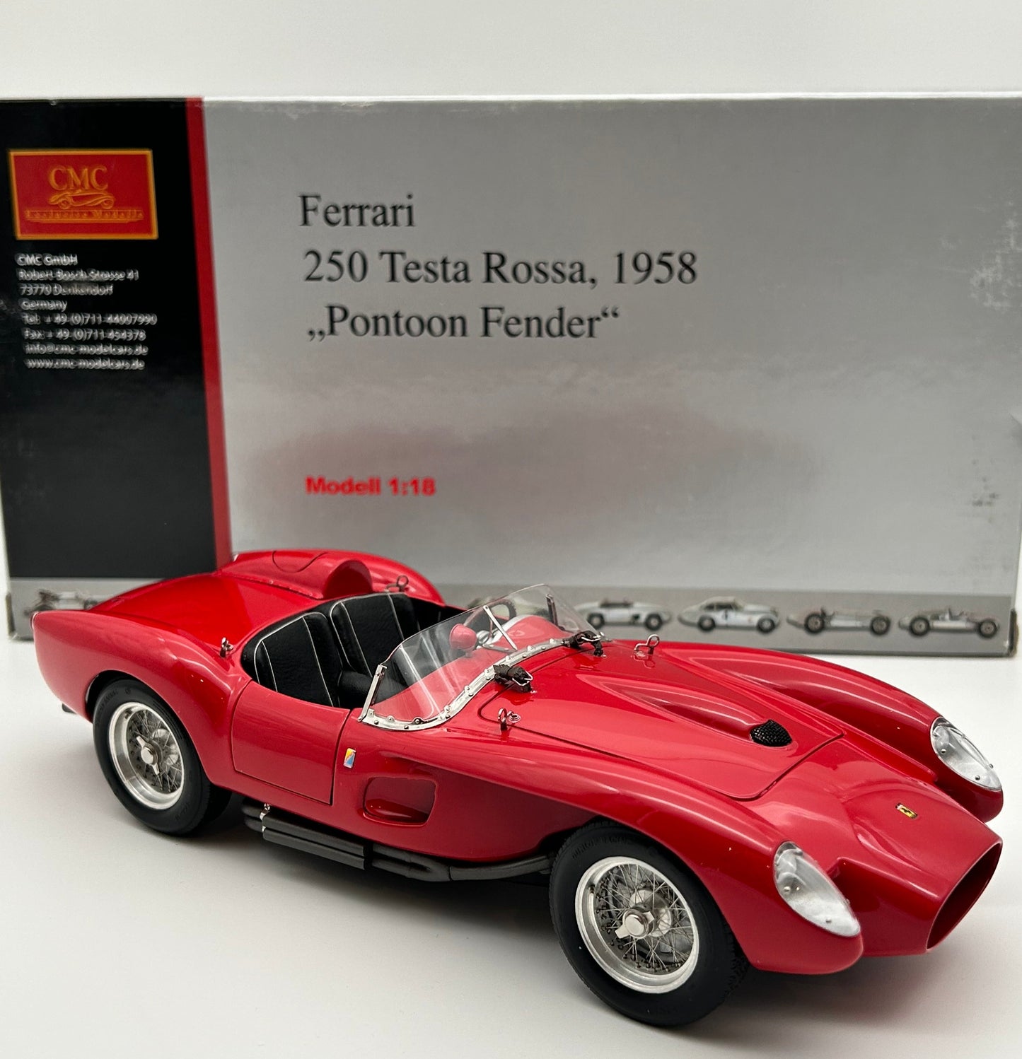 CMC 1/18 Ferrari 250 Testa Rossa, 1958, Pontoon Fender