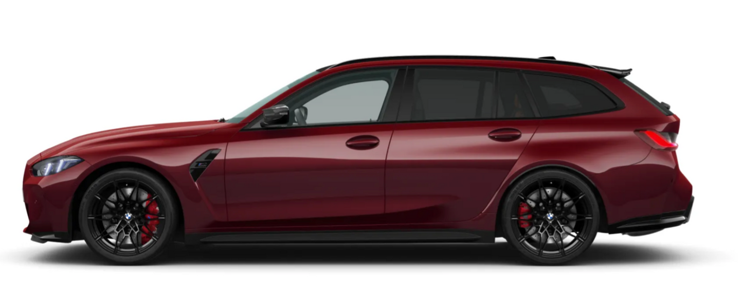 Minichamps BMW M3 Touring 2024 1/18 Aventurin rot, Tartufo interior