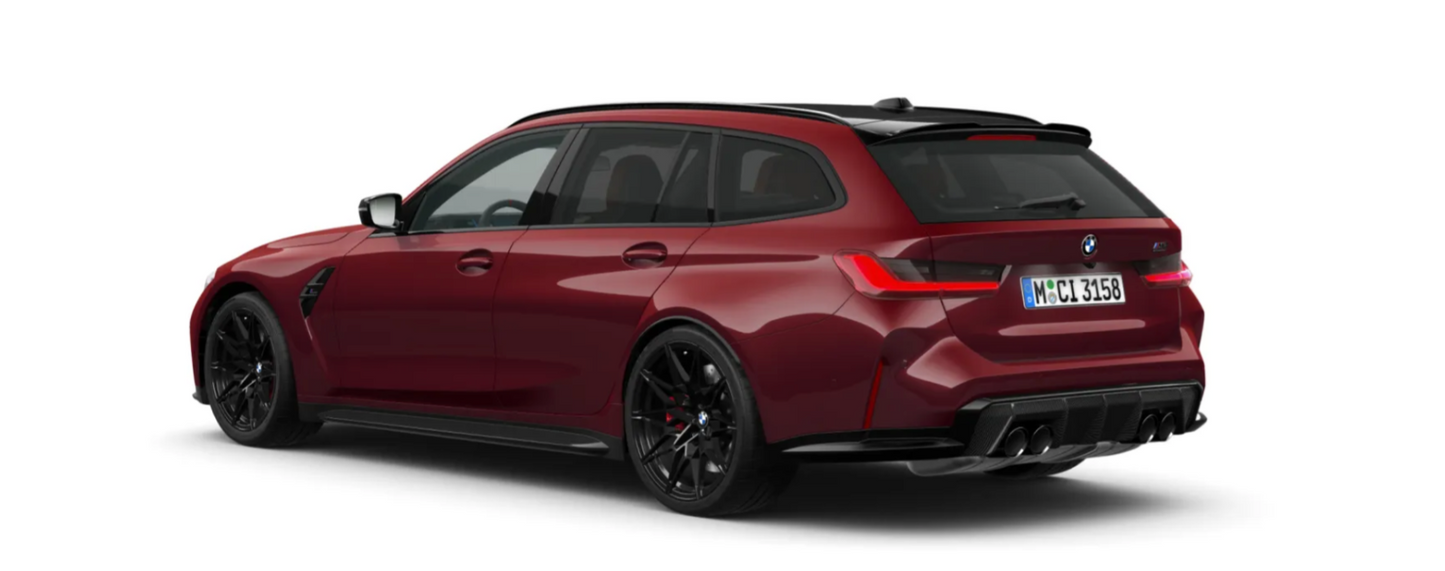 Minichamps BMW M3 Touring 2024 1/18 Aventurin rot, Tartufo interior