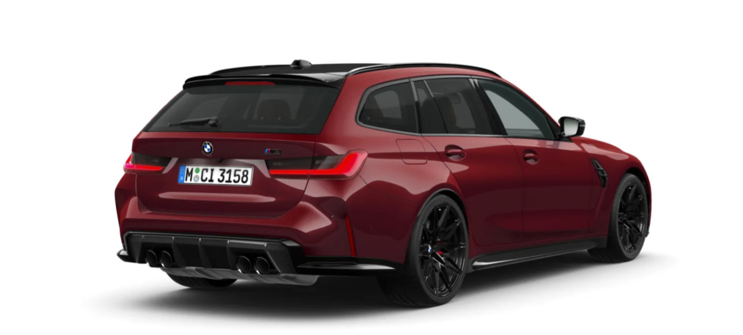 Minichamps BMW M3 Touring 2024 1/18 Aventurin rot, Tartufo interior