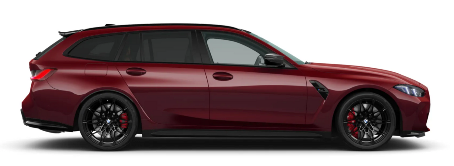 Minichamps BMW M3 Touring 2024 1/18 Aventurin rot, Tartufo interior