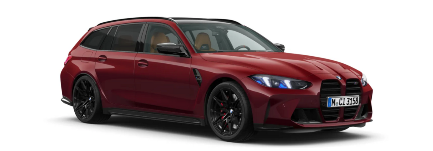 Minichamps BMW M3 Touring 2024 1/18 Aventurin rot, Tartufo interior