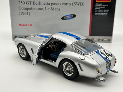 CMC 1/18 Ferrari 250 GT Berlinetta passo corto (SWB) Competizione, Le Mans, 1961